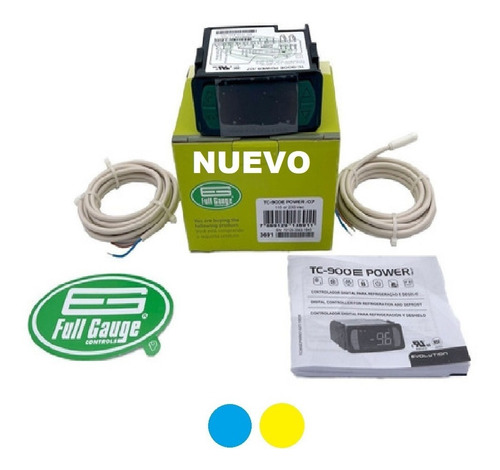 Control De Temperatura Full Gauge 115/230v Tc-900e Power /07