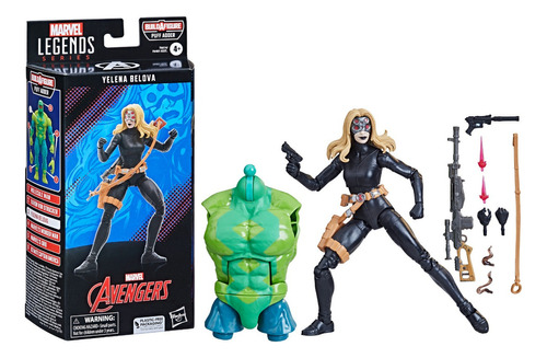 Figura Yelena Belova Marvel Legends Series Baf Puff Adder