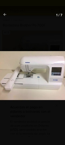 Maquina De Bordar Brother Pe-700 Ii (Usado)