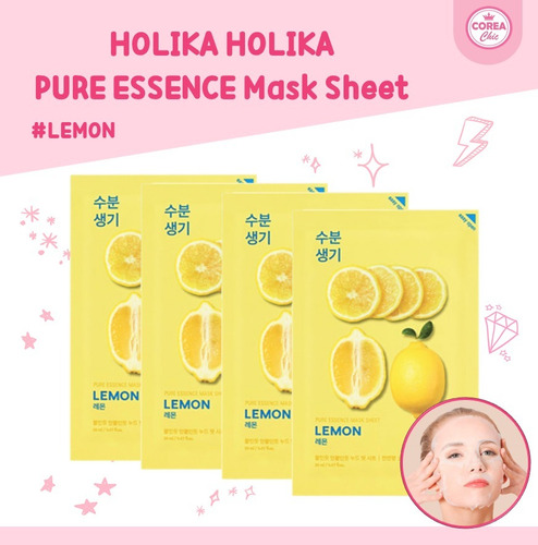 Holika Holika Pure Essence #lemon | 4 X S/39 | Corea Chic