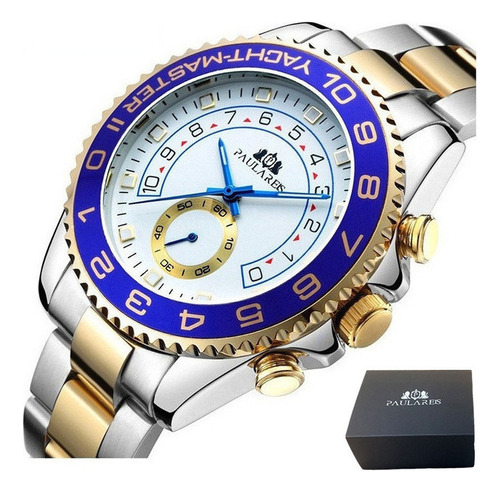 Reloj Mecánico Automático Paulareis Luminoso For Hombre