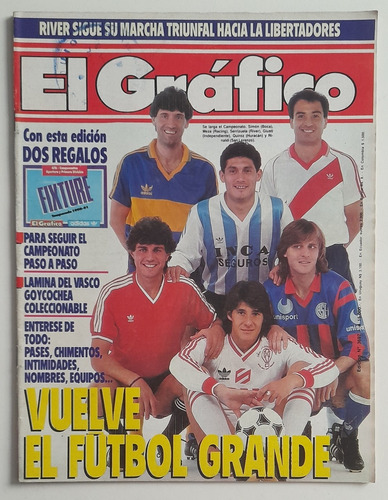 Revista El Grafico 3697 Futbol Argentino Mundial De Basquet