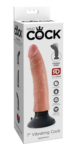 Vibrador King Cock 7, Consolador, Prótesis Sexshop