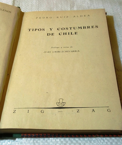 Tipos Y Costumbres De Chile. 