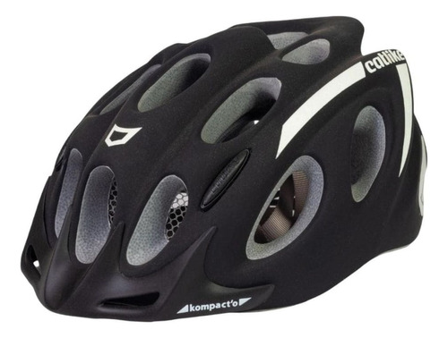 Capacete Ciclismo Com Viseira G Catlike Kompacto Preto Fosco