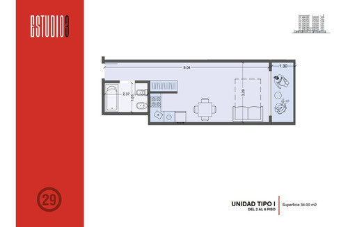 Venta Departamento Monoambiente De Pozo Ituzaingó