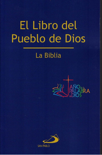 Libro Del Pueblo De Dios, El La Biblia Tapa Blanda Azul Fran