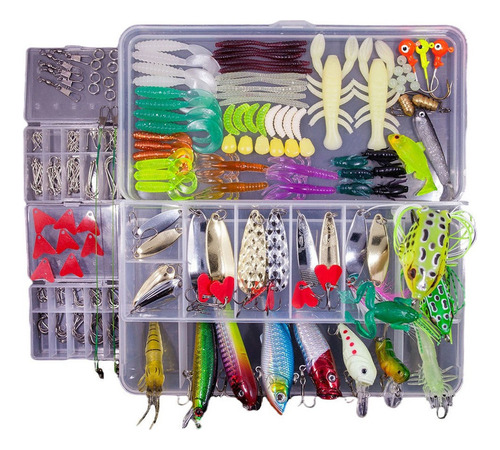 Kit De Caja De Equipo De Material De Pesca 234pcs