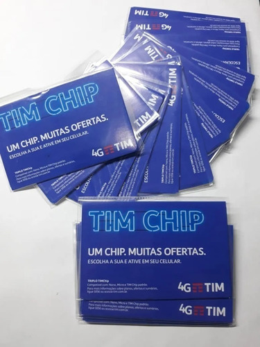Chip Virgem Tim Recupere Seu Número Ddds Do Pr Frete Free