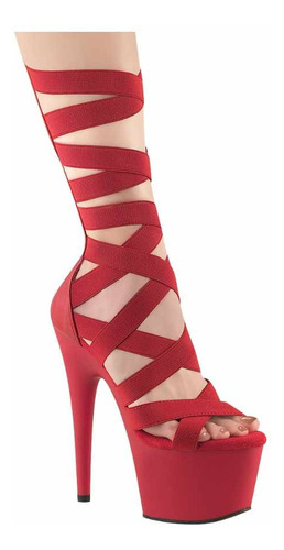 Zapatillas Pole Dance Adore-700-48 Red 7 