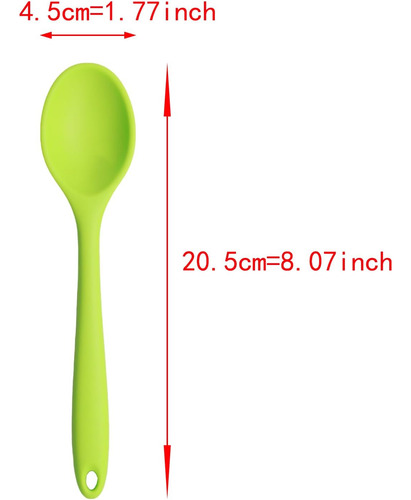 4 Cucharas De Silicona Cucharas De Silicona, Cucharas De Mez
