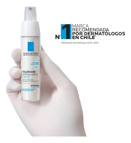 Crema Hidratante La Roche Posay Toleriane Dermallergo Textura Ligera De 40ml Día Noche