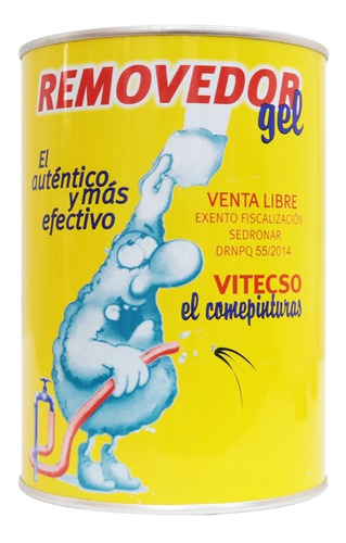 Removedor De Pintura En Gel Vitecso 4 Lts Barnices Lacas