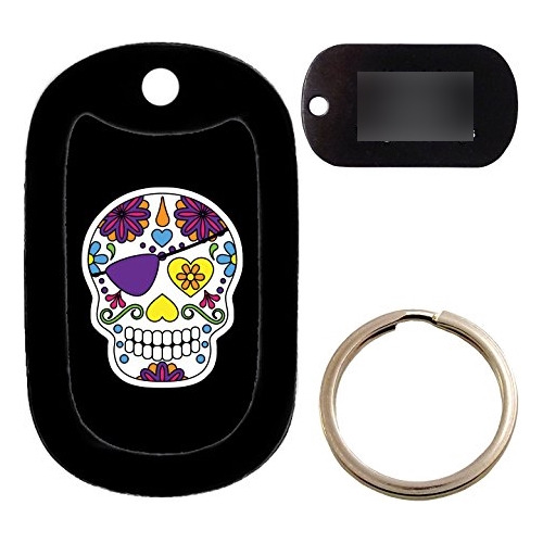 Etiqueta De Mascota Grabada Personalizada - Calavera De Azú