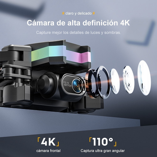 Min Drone Ls-e525 Pro Doble Cámara 4k + 2 Baterías Empezando