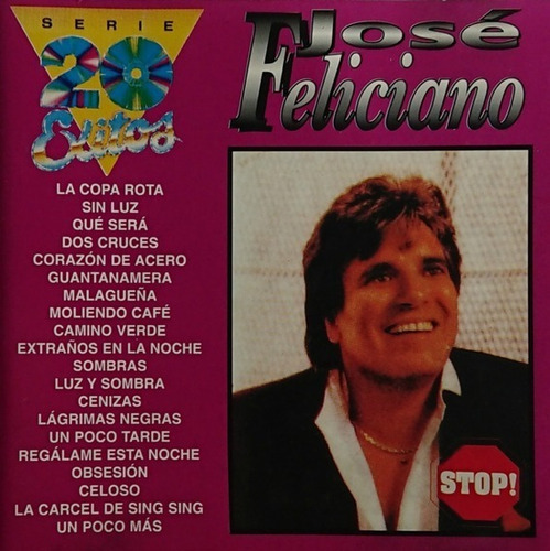 Jose Feliciano 20 Exitos En Español Latino Boleros Cd Pvl 