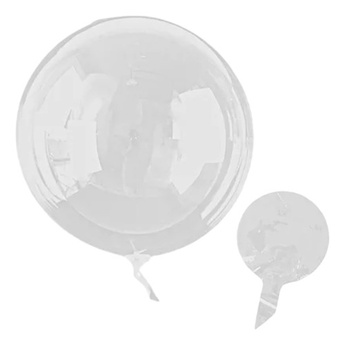 Globos Burbuja Cristal Transparente Pvc X10 Uni 40cm 18 PuLG