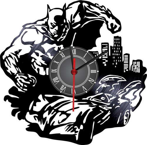 Reloj Decorativo En Vinilo/ Vinyl Diseños De Batman Comics