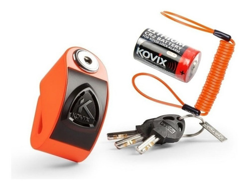 Trava Disco Moto Com Alarme Kovix Kd6 + Lembrete