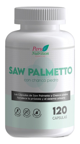 Saw Palmettoy Chancapiedra 500 Mg - Frasco X 120 Cápsulas