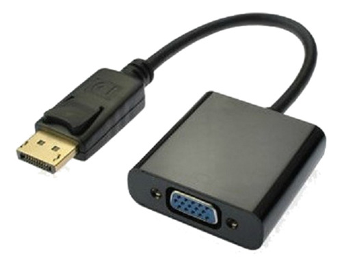 Adaptador (dp) A Vga, Paquete De 2, Displayport Macho Chapa