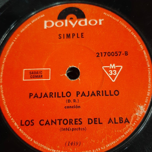 Simple Los Cantores Del Alba Polydor C21