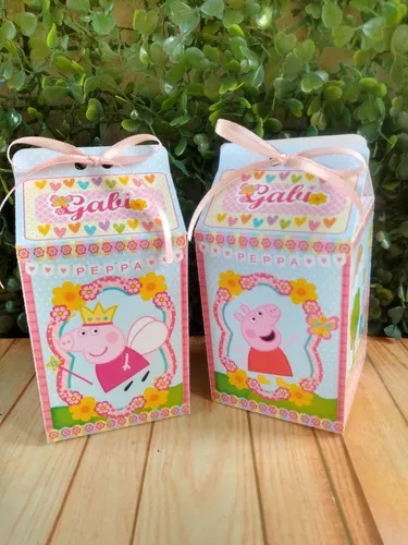 Caixa Casinha Personalizada Peppa Pig Ideal para colocar guloseimas ou  lembrancinhas, personalizamo…