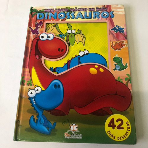 Meu Livro Mágico De Ímãs Dinossauros Sem Imãs