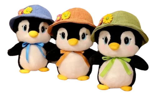 Peluche Pingüino Con Sombrero 50 Cm