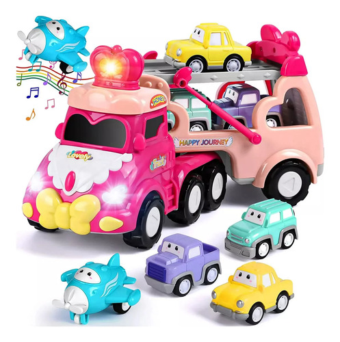 Nuevo Coche De Juguete Para Niños, Música Ligera 5 En 1, Ros