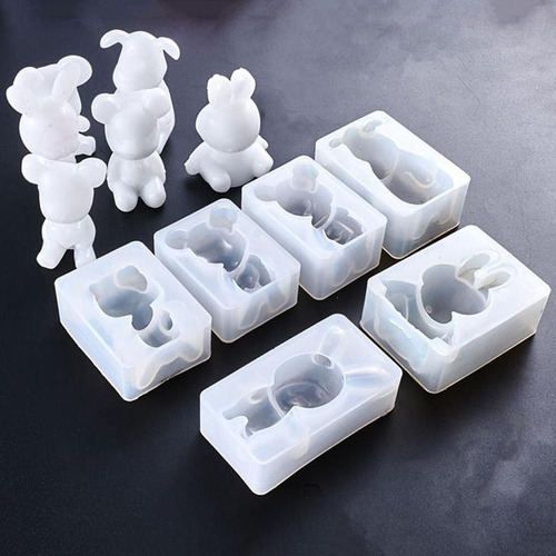 Flor Seca Diy Molde Del Ornamento De La Perro 75x40x30mm