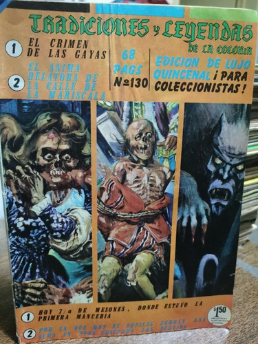 Comics Tradiciones Y Leyendas De La Colonia 130 Doble