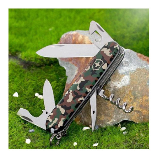 Cortador de canetas coloridas de camuflagem Victorinox 1.3703.94 com 14 ferramentas