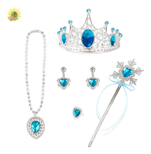 Ggg Accesorios De Capa De Princesa Elsa, Para Niñas , 6