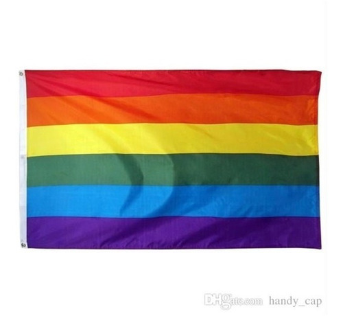 Bandeira Lgbt Parada Gay Arco Iris Grande Colorida
