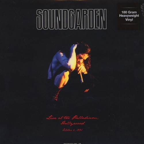 Soundgarden - Live At The Palladium Hollywood 1991 Vinilo Versión del álbum LP