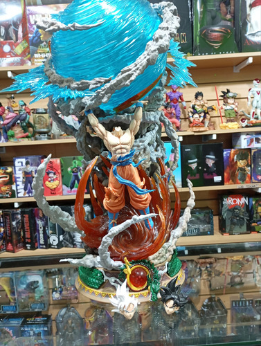Figura Anime Goku Genkidama Cabe Inter Super Dragón Ball56cm