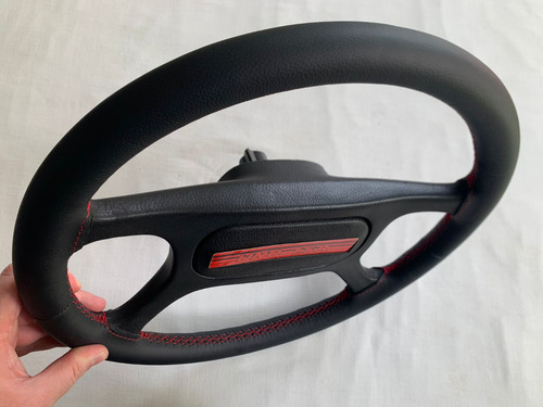 Volante Fiat Uno 1.5 R 86/90 Em Couro Legitimo Raro (Usado)