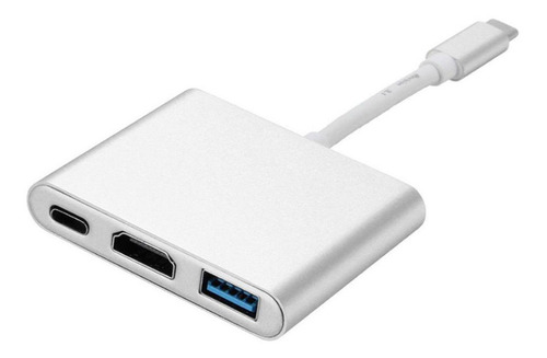 Adaptador Usb 3.1 Usb-c A Hdmi Usb 3.0 New Macbook 12 Xps13