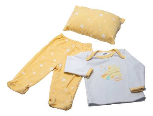 Ropa Para Bebé Baby Mink Pijamink Glow Con Almohada