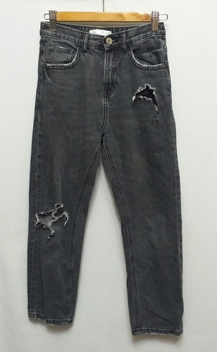 Pantalón De Jean Negro Niño Zara Talle 10, Cataleya 