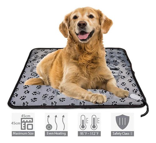 Tapete For Mascotas Térmico Eléctrico Almofada Cama Cães Ga