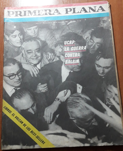 Revista Primera Plana N°116  26 De Enero De 1965