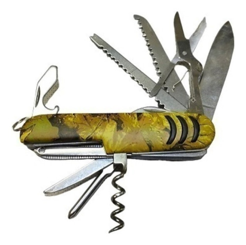 Navaja Multiuso Camuflada 15 Funciones 12505 / Tcenter