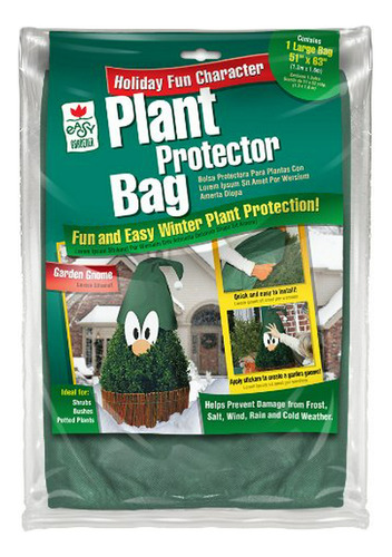 Bolsa Protectora Para Plantas  (diseño Divertido De Gnomo Pa