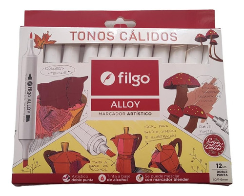 Marcadores Artisticos Filgo Alloy X 12 Unidades