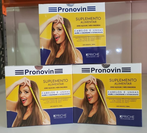 Pronovin Super Vitamínico Kpriche Crescimento - Kit Com 3