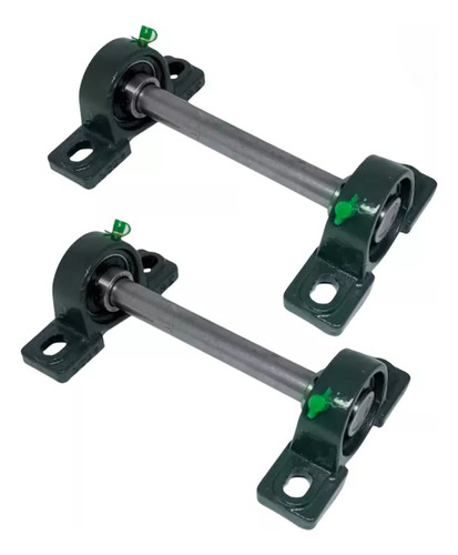 04 Mancal Pedestal C/ Rolamento Ucp208 + 2 Eixo 40mm X 400mm