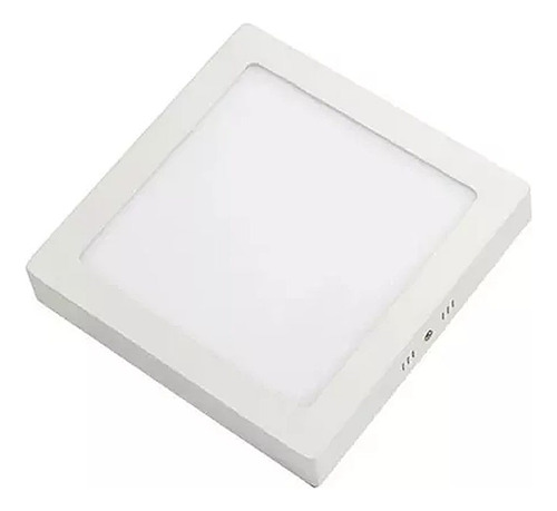 Foco Led Panel Plafon Sobrepuesto Cuadrado 6w Fria/f027