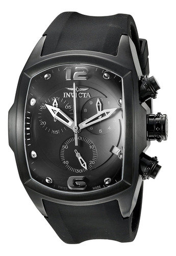 Men's 6724 Lupah Collection Chronograph Black Ion-plated